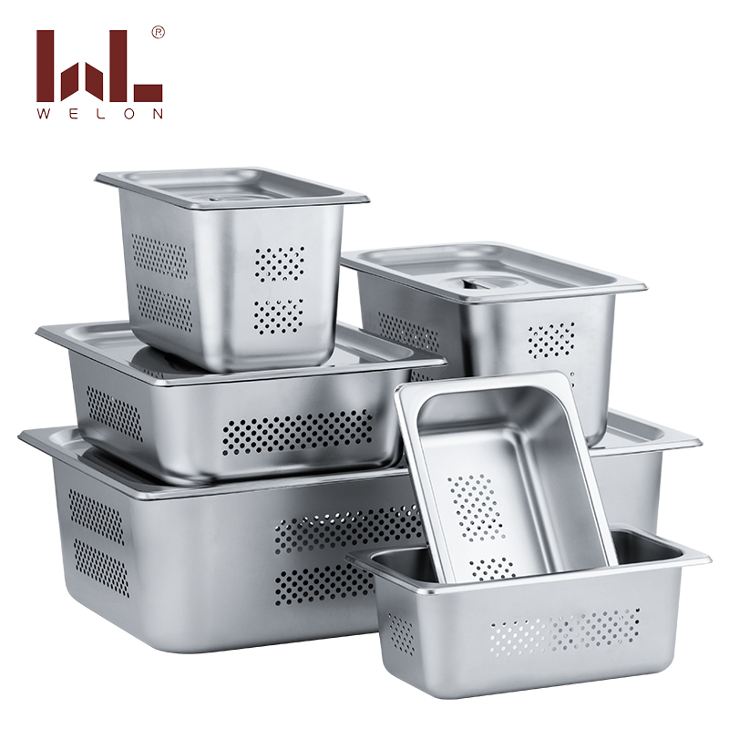 Perforated steam table pan