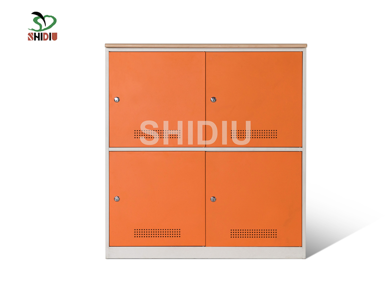 Half-height Knock-down 4 door File Cabinet Steel Storage Cabinet
