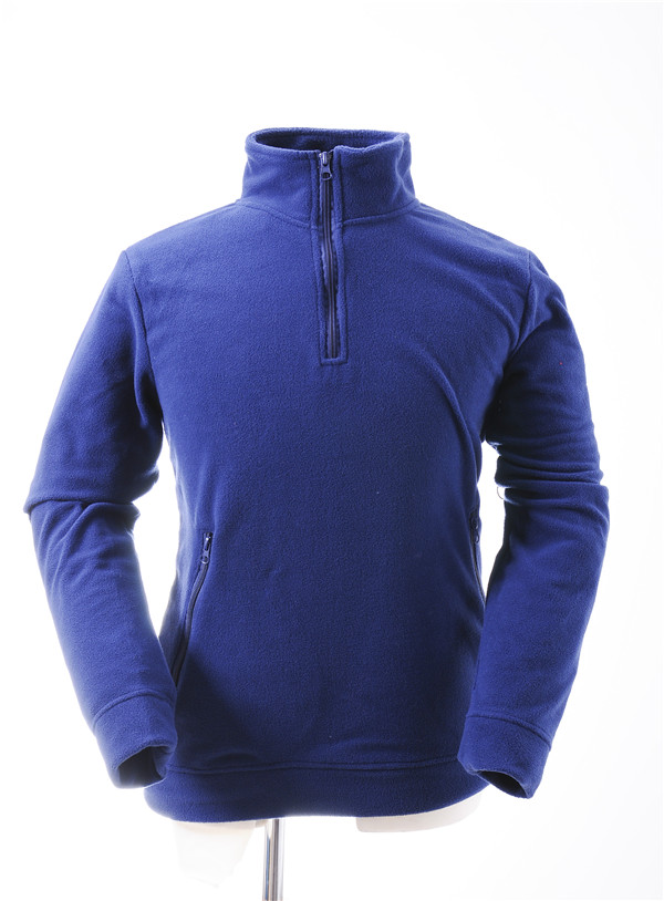 Winter cotton Pullover Jacket Sports Long Sleeve Sport Tops Casual High Collar Men Coat