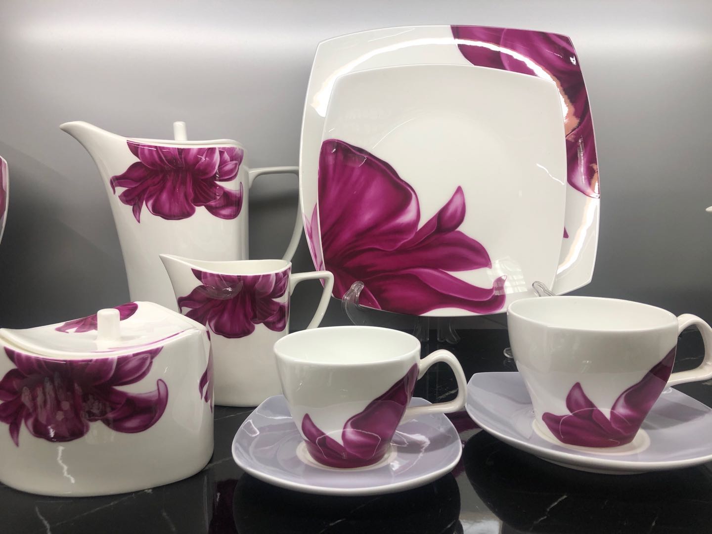 Fone Bone China Haipai Square Shape