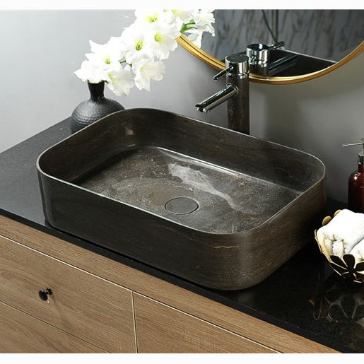 SLS4013BS Contemporary Design Wash Basin in Natural Marble
