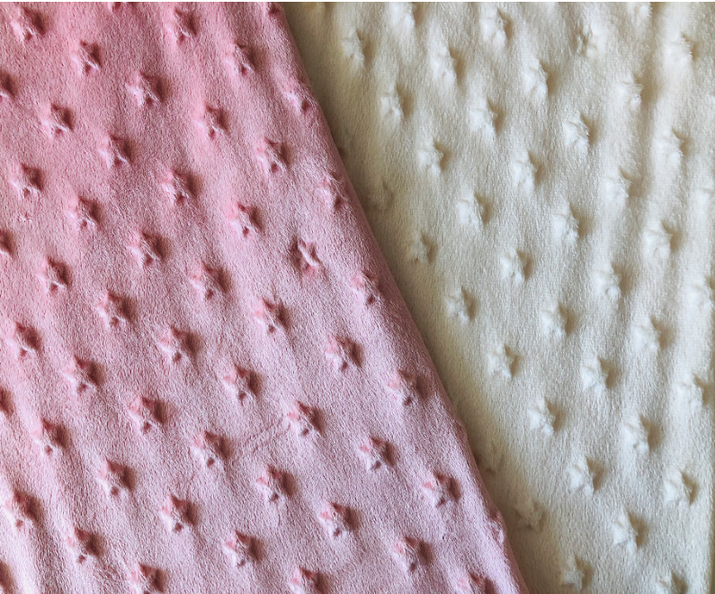 mciro velour with bubble embossed