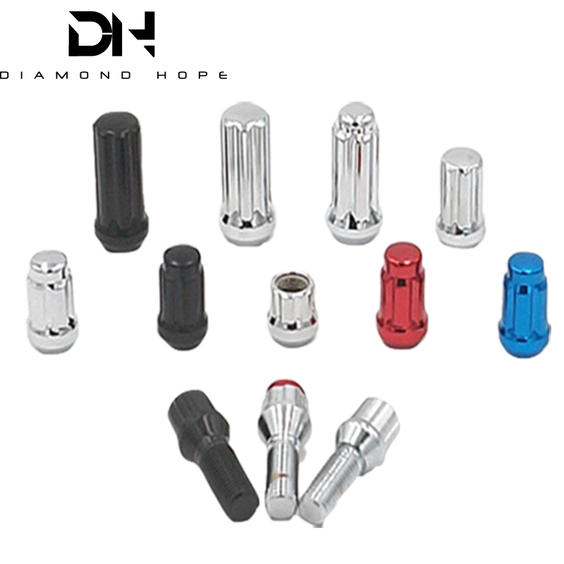 various models colorful lug nuts for car