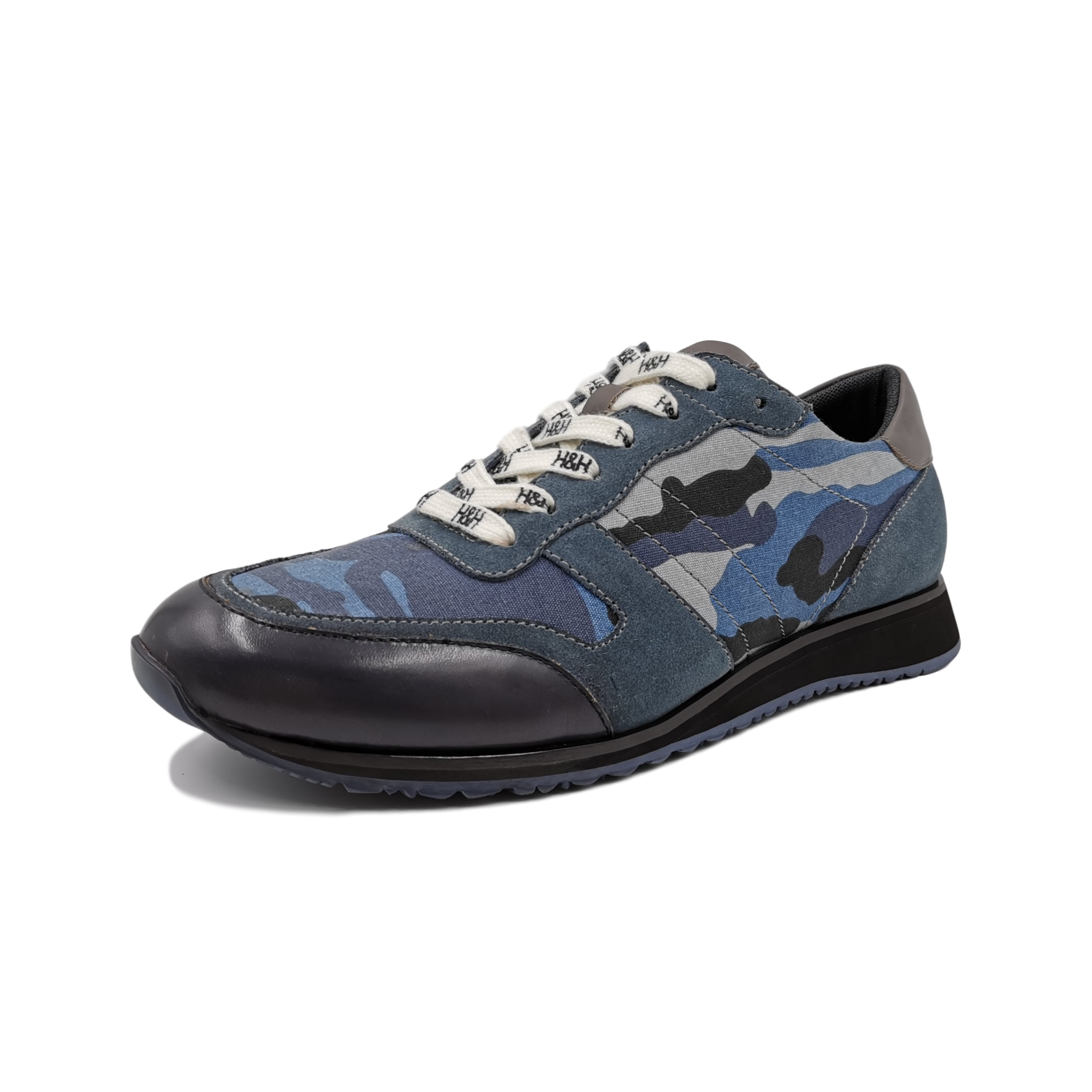 New leather camouflage canvas men casual sneaker