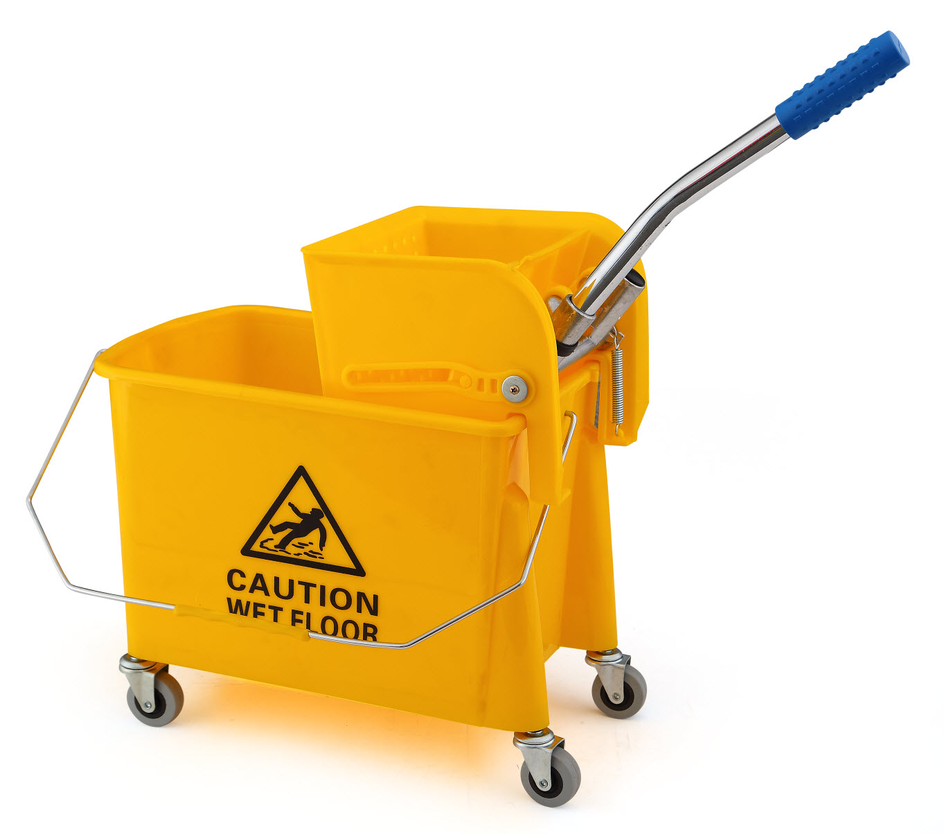 20L cleaning plastic squeeze mop bucket with down press