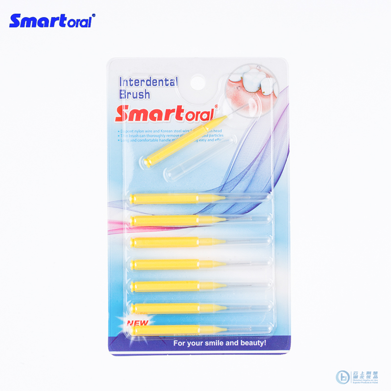 I shaped interdental brush