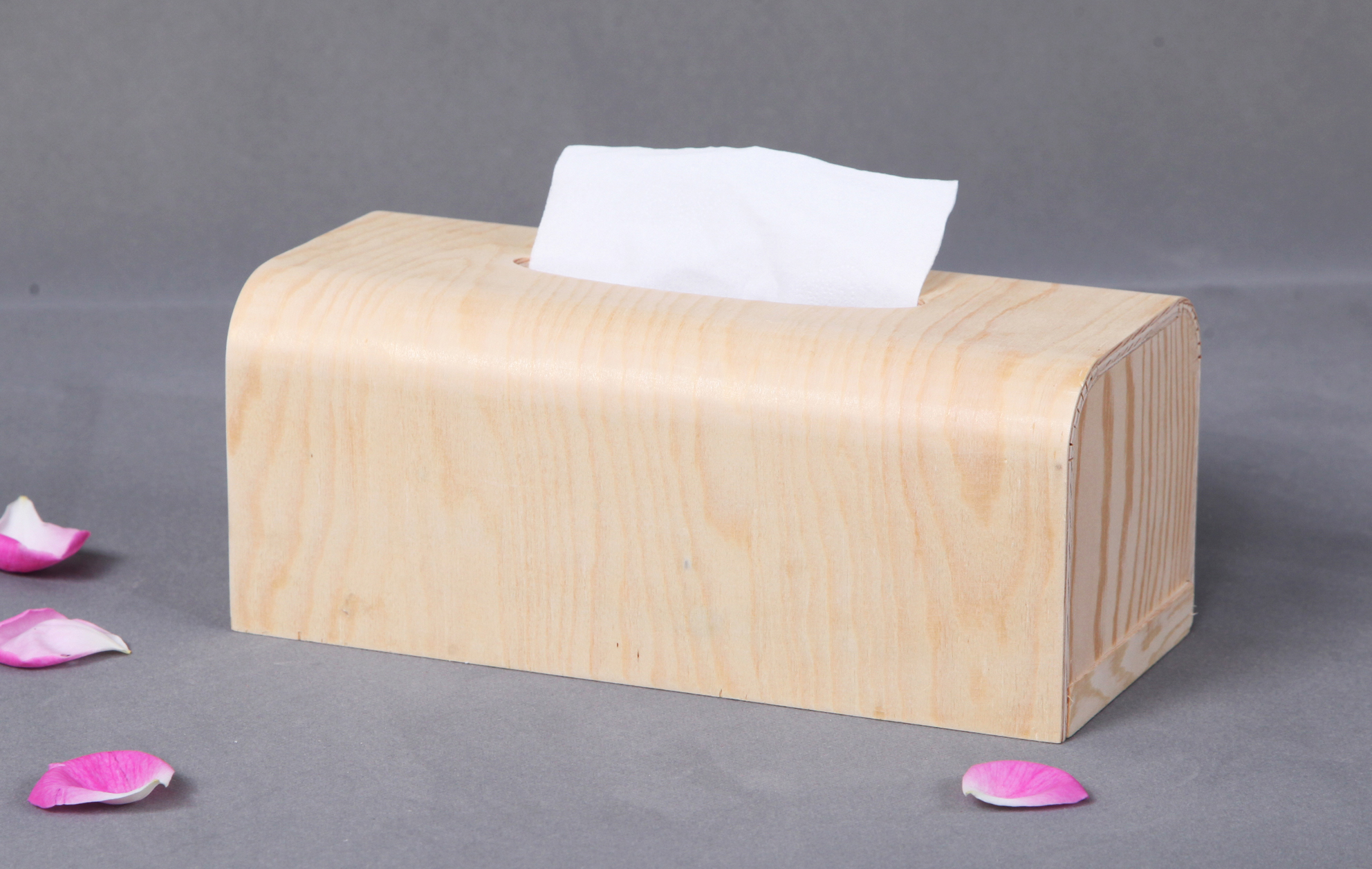 Pine tissue box