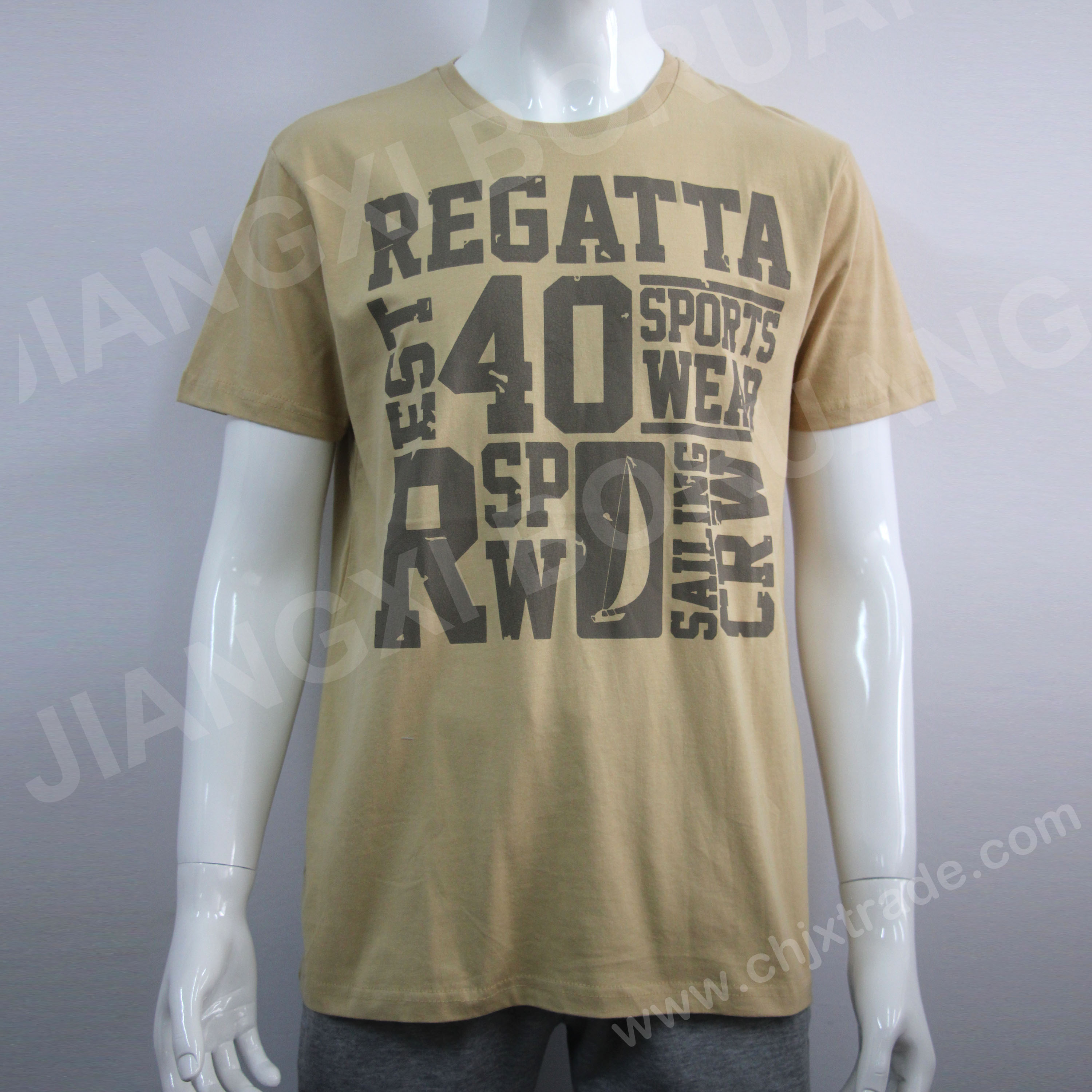 Mens Cvc Jersey T-Shirt With Print