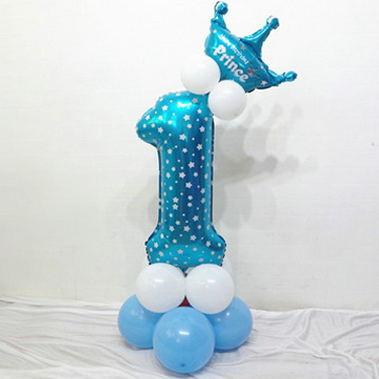 32 inch foil balloon number 1 to 9