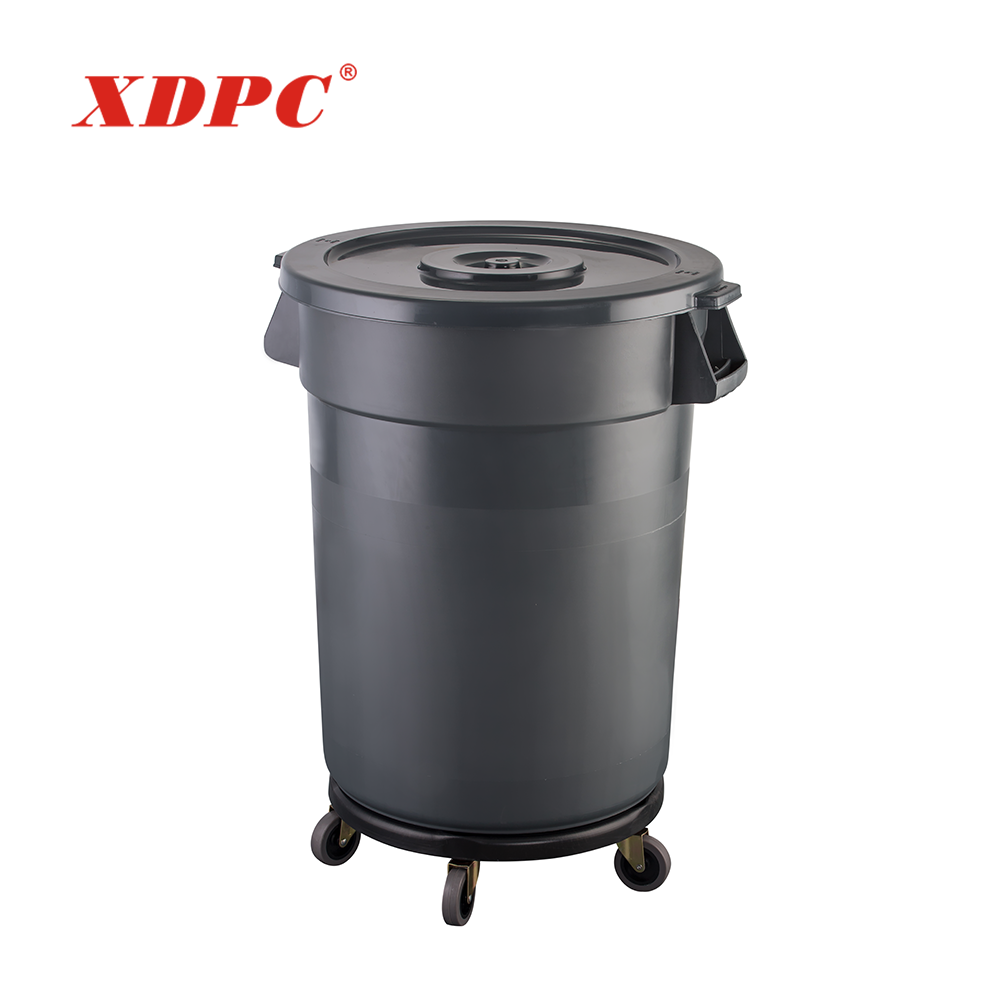 Advertising trash storage box waste cans wheelie storage dump bins dustbin with wheels
