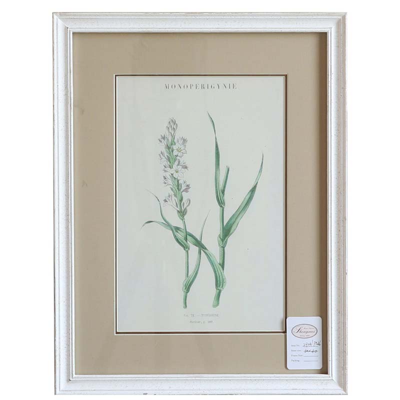 stone grey frame with picture