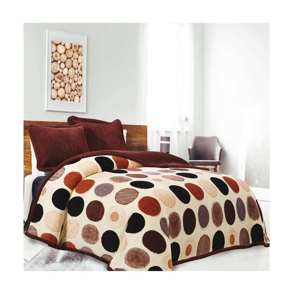 flannel and sherpa comforter
