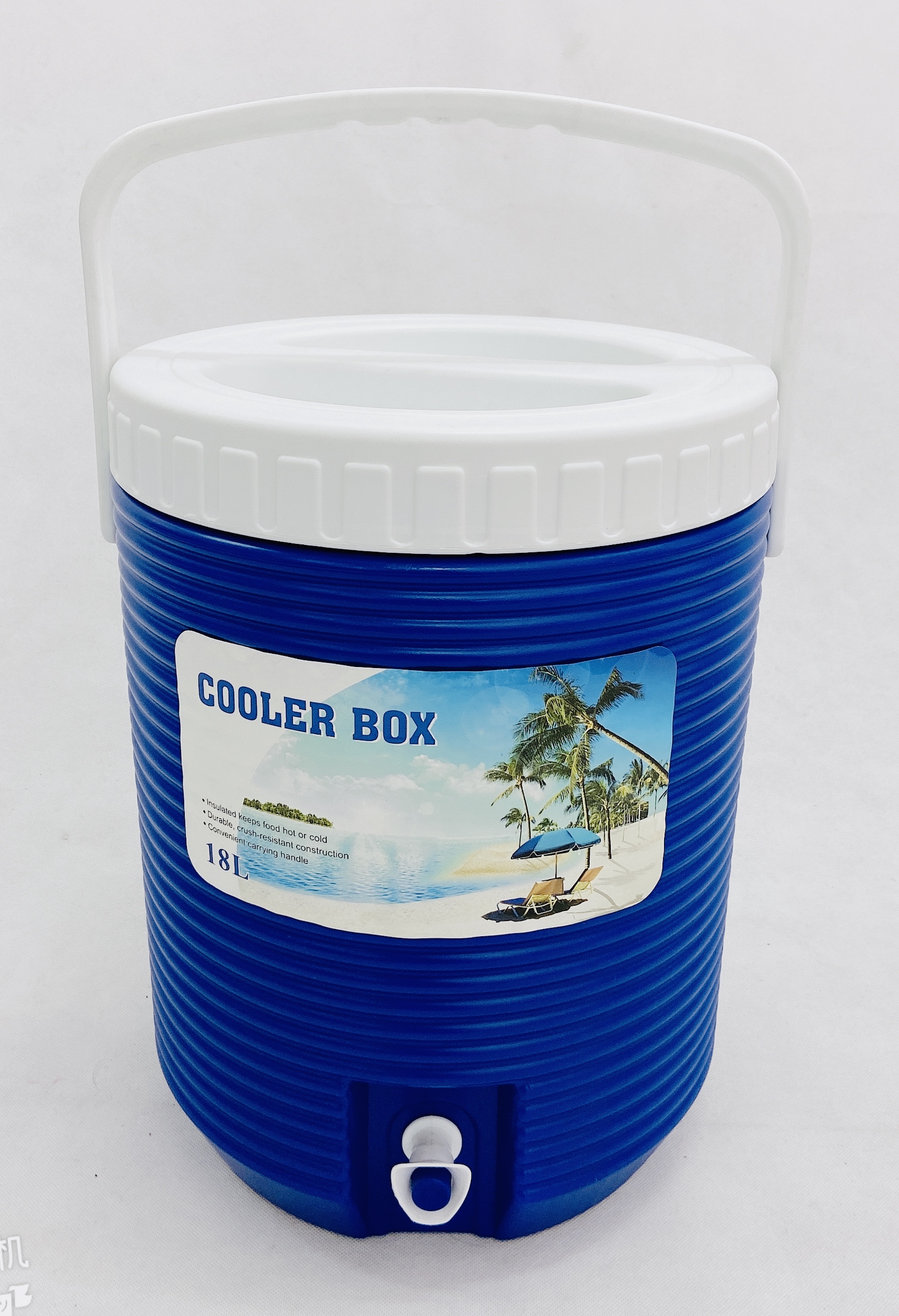 18L Plastic Ice Cooler portable Water/Coke/Wine Cooler Jug