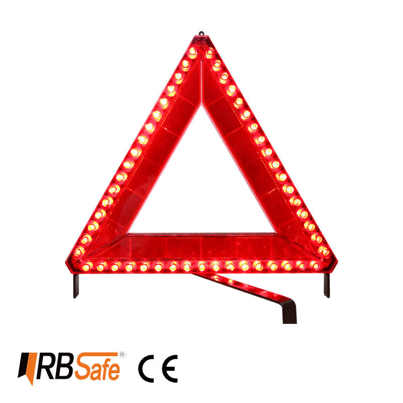 Triangle Warning ReflecTor with LED light