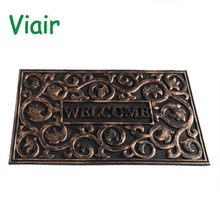 Hot selling Anti-slip Rubber Backing Various color Door Mats outdoor mat