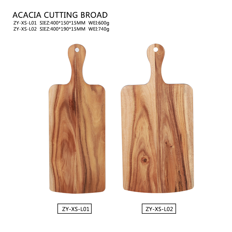 ZY-XS Acacia Cutting board, Chopping board, Serving board,Kitchen Chopping Board for Meat