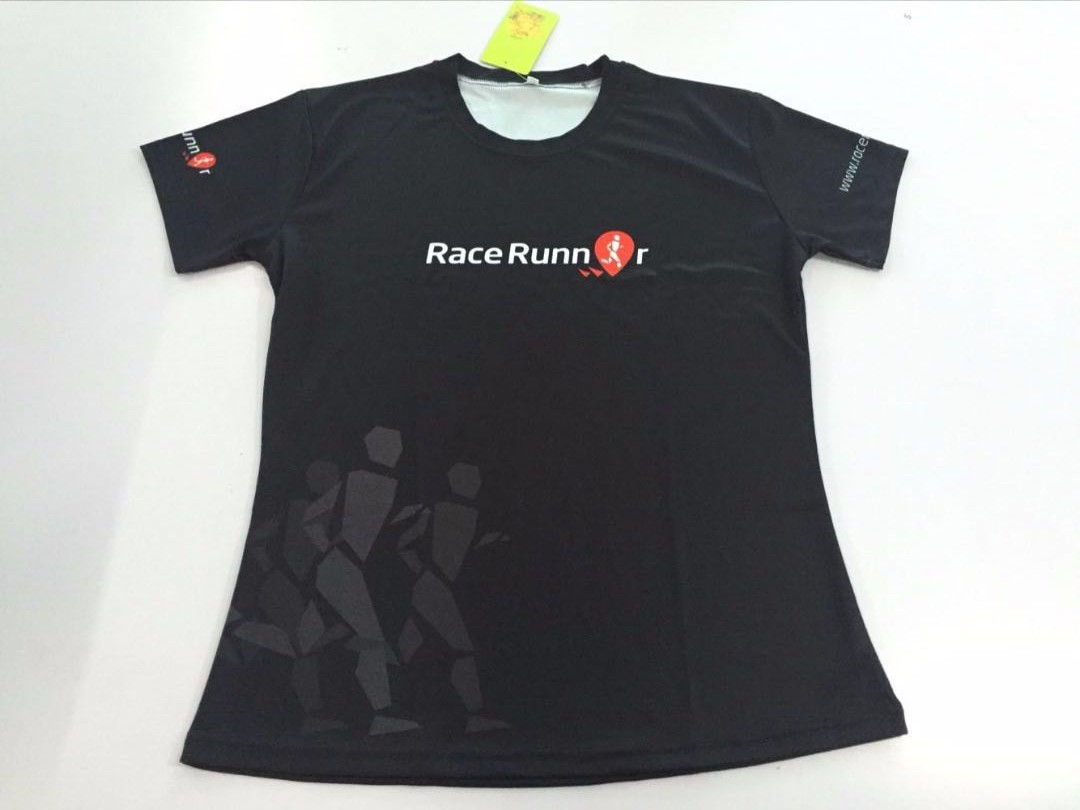 Classical design polyester gym high quality man t-shirt with company logo