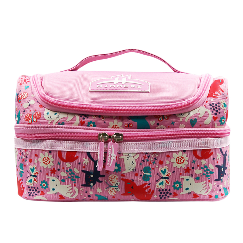 Customized Full Printing Student Two Layers Lunch Bag