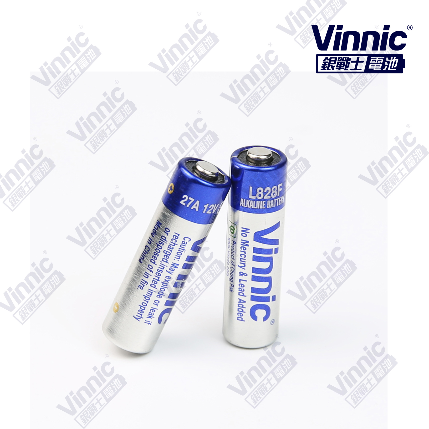 0% Mercury High Voltage Alkaline Cylindrical Button Cell L828F 27A