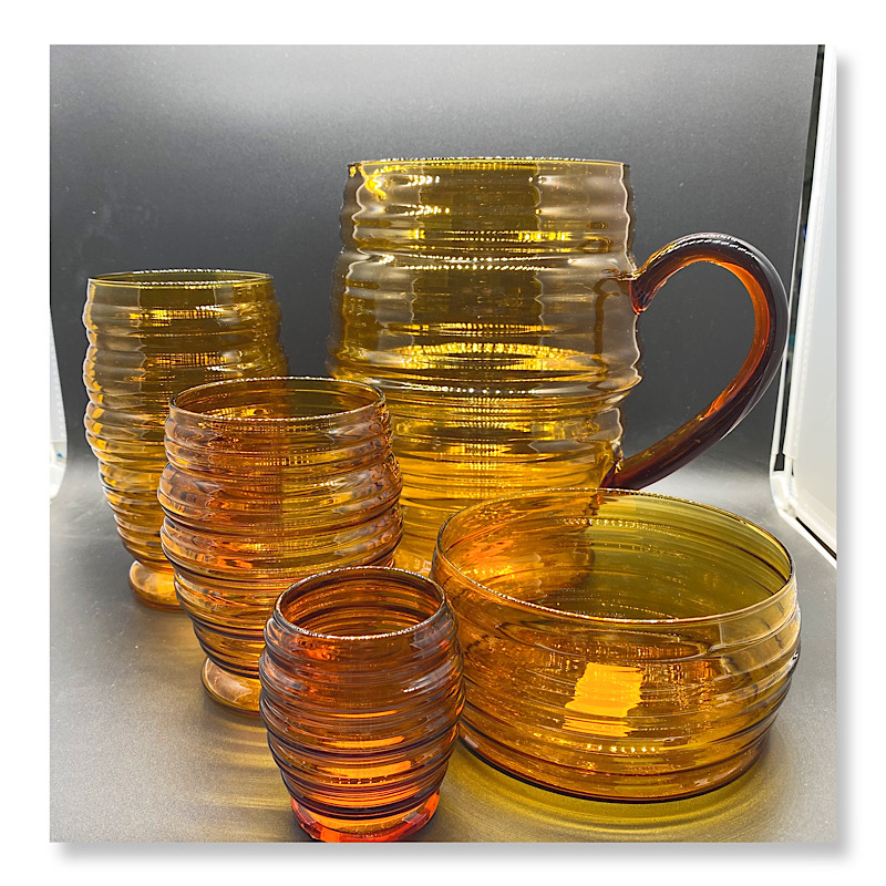 T-1372-76 Pitcher / Bowl / Drink Glass / Water Glass / Wine Glass