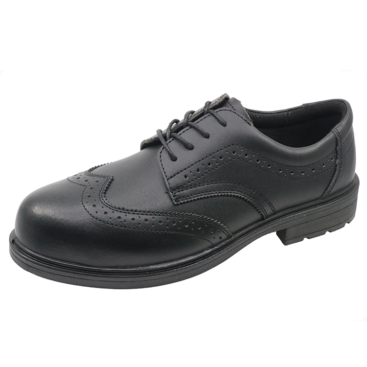 Anti slip composite toe metal free men fashionable executive safety shoes