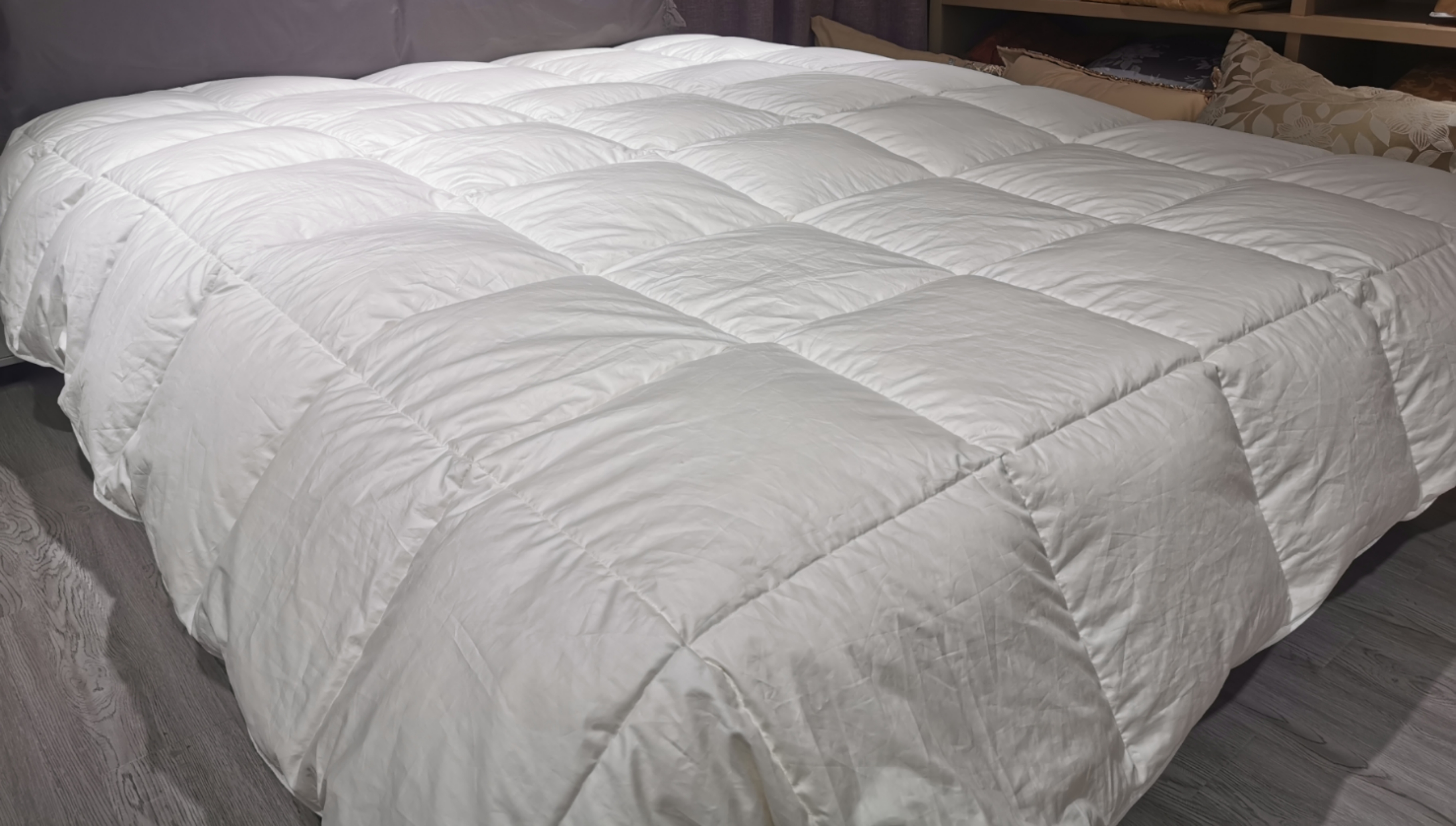 Cotton tencel down comforter