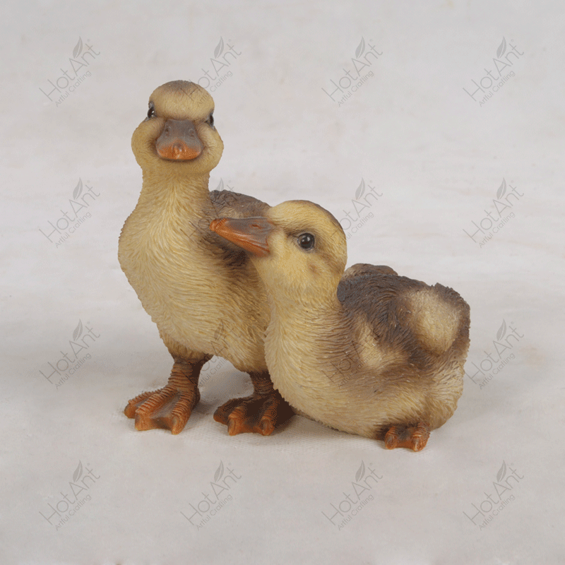 Two small duck ornament