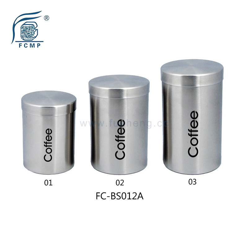 3PCS Stainless Steel Canister Set