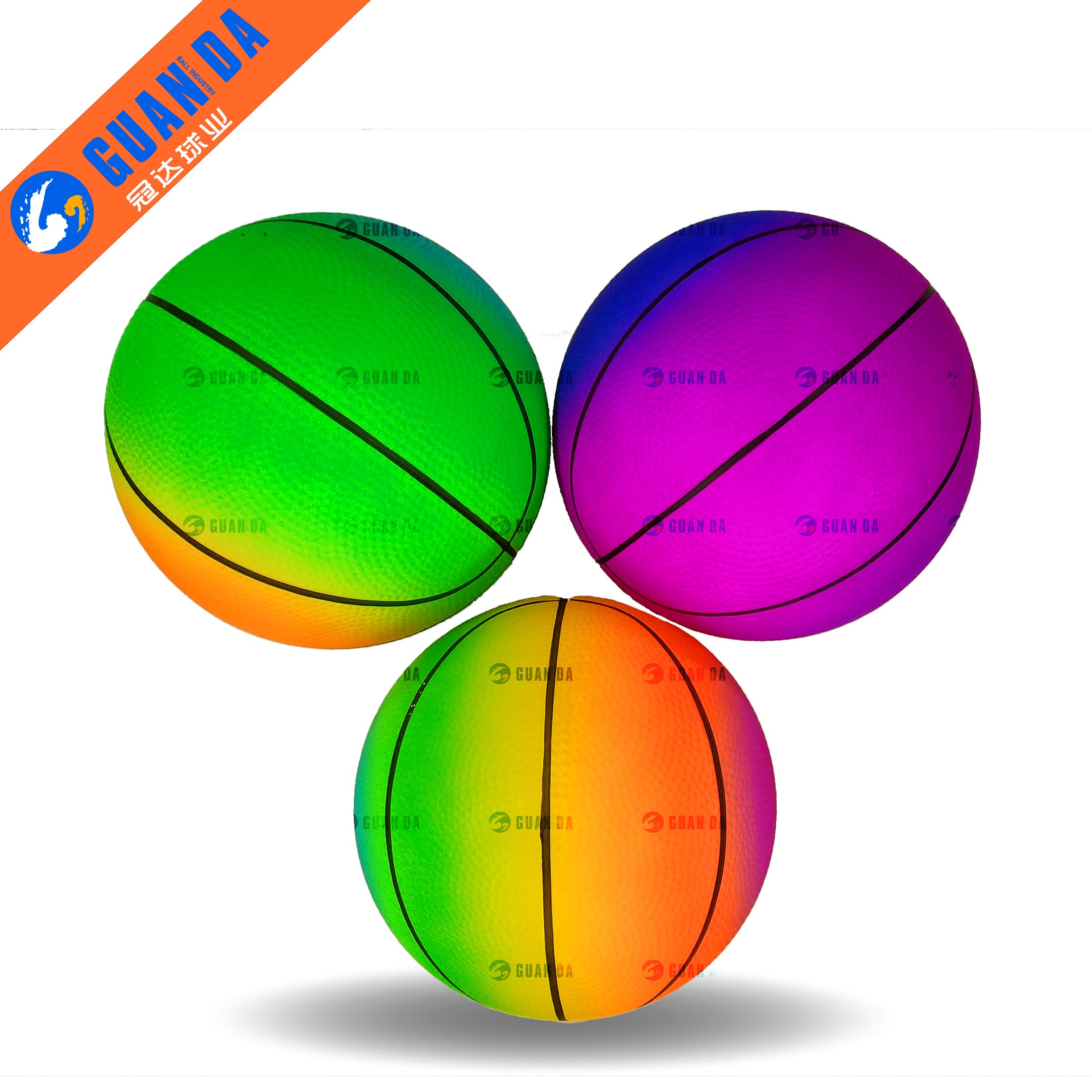 PVC BALL - Rainbow Basketball