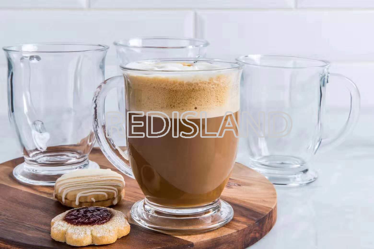 Glass mug