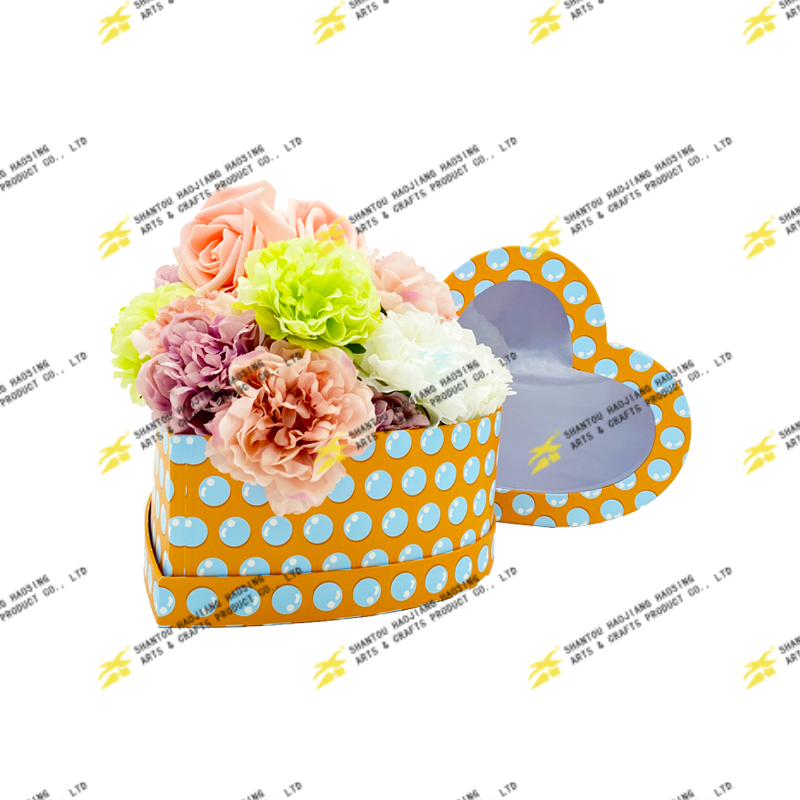 Heart Shaped Box With PVC Window Set Of 2