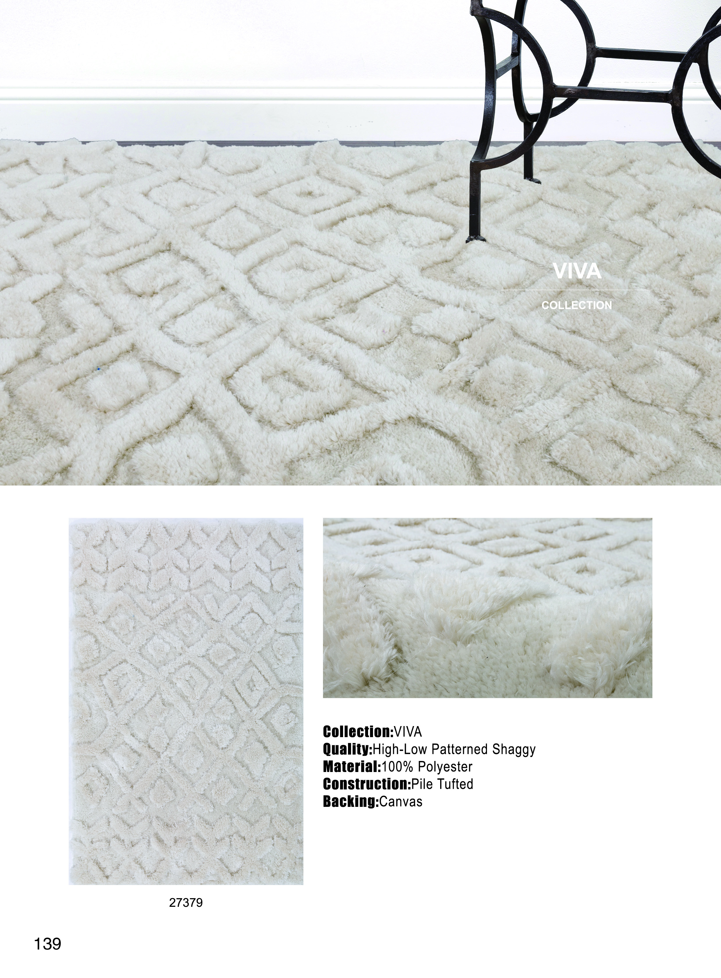 High-Low patterned shaggy