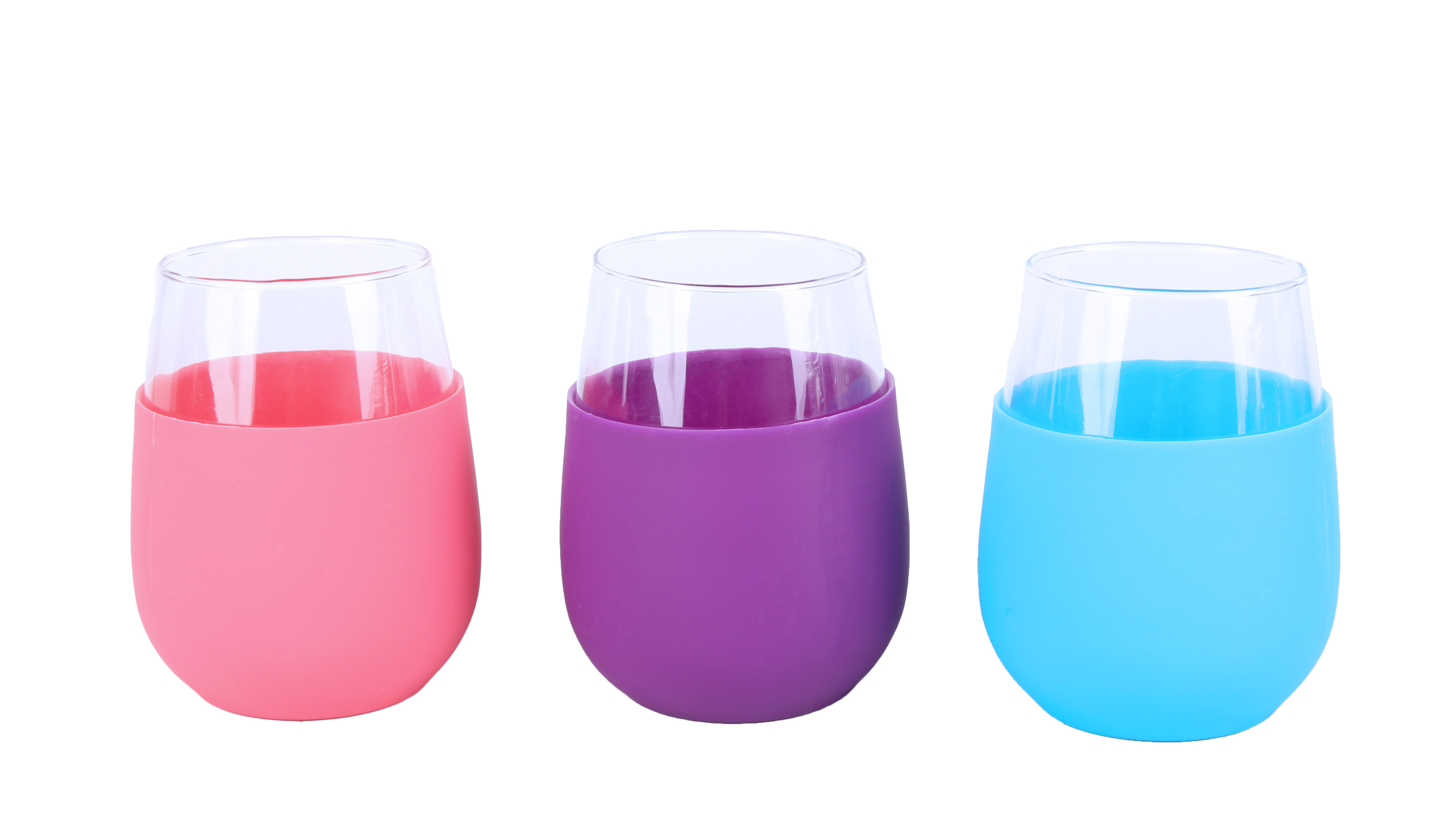 stemless wine glass