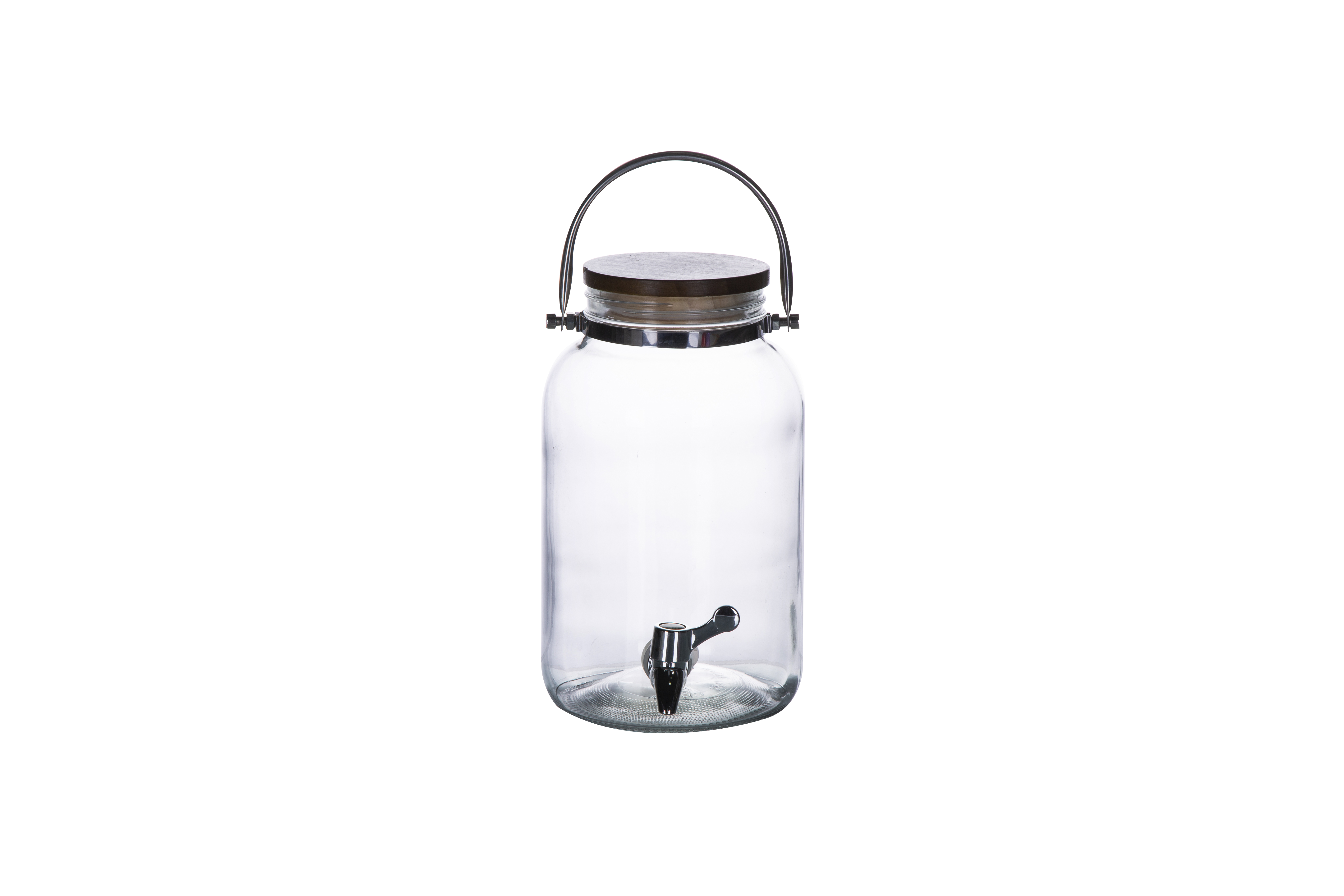Glass beverage dispenser