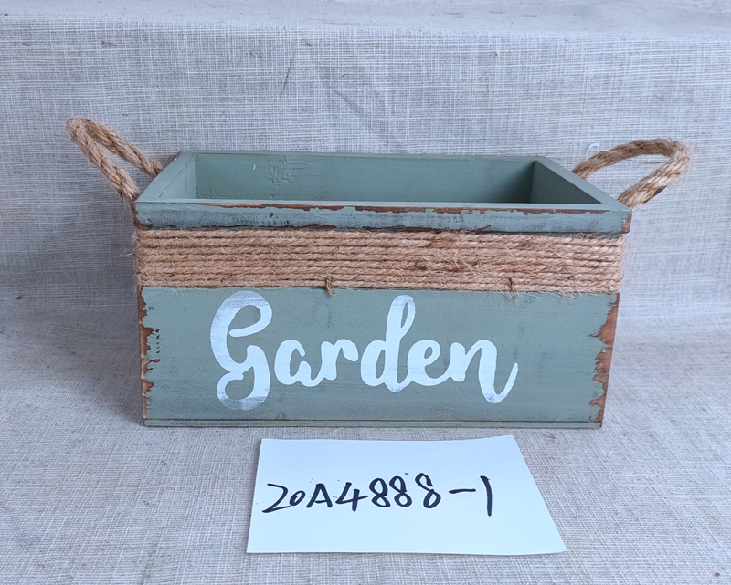 Wood planter