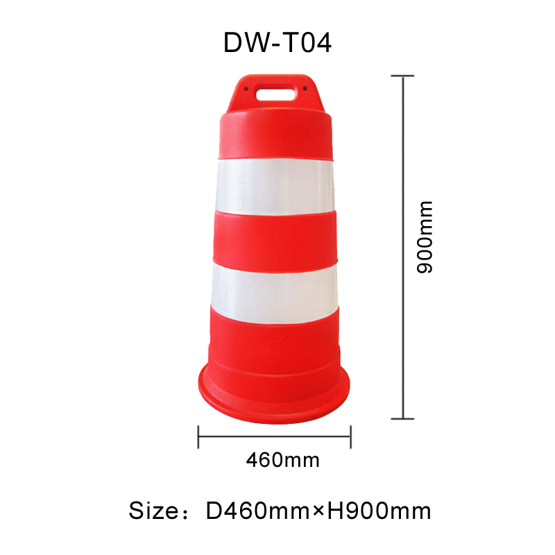 Portable stackable plastic traffic barrier barrel drum(DW-T04)
