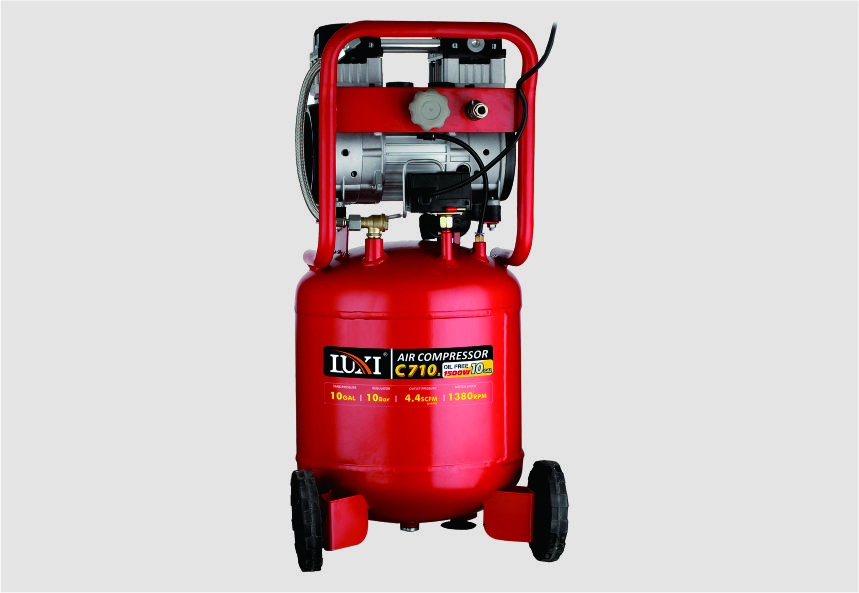 2hp 10gal Vertical Oil Free Compressor