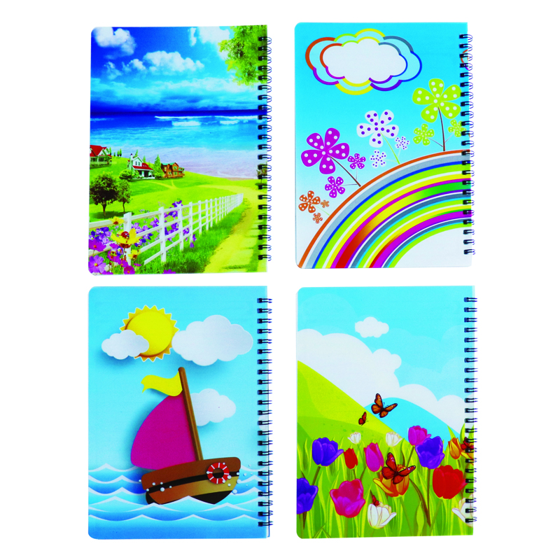 Clear Pp Spiral Notebook
