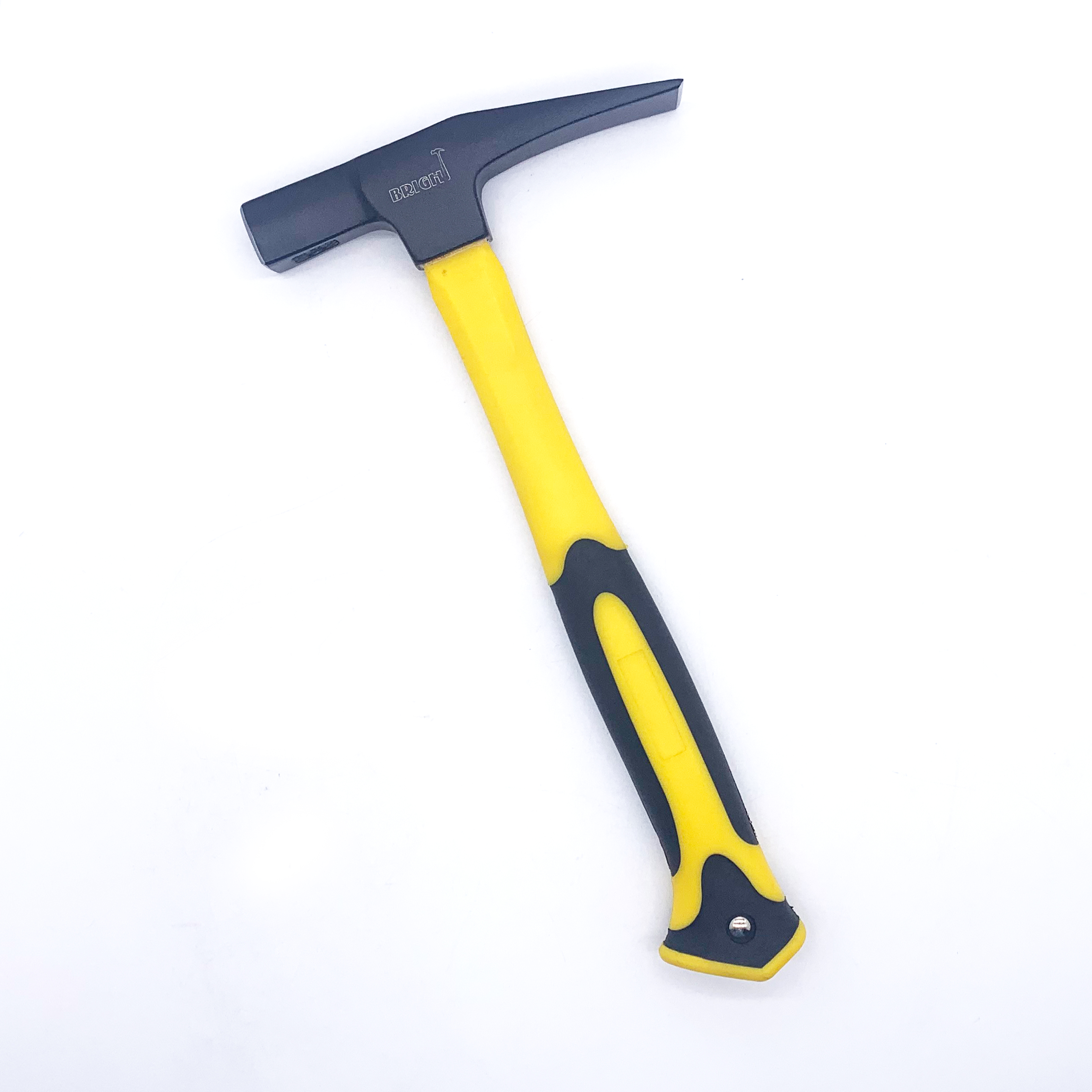Brick hammer with fiberglass handle