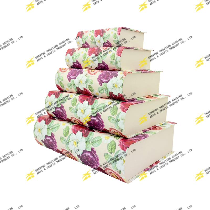 Book-Shaped Box Set Of 5