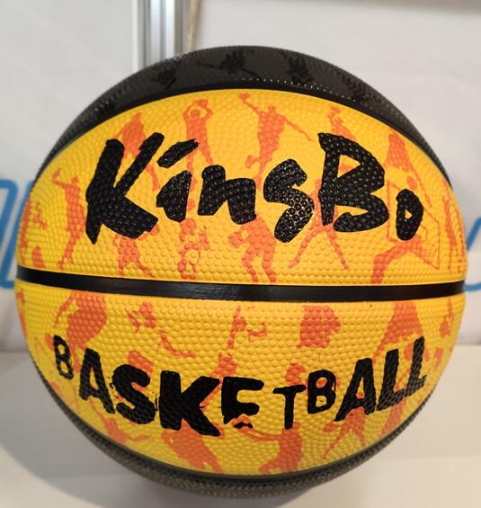 7# official size man's rubber basketball