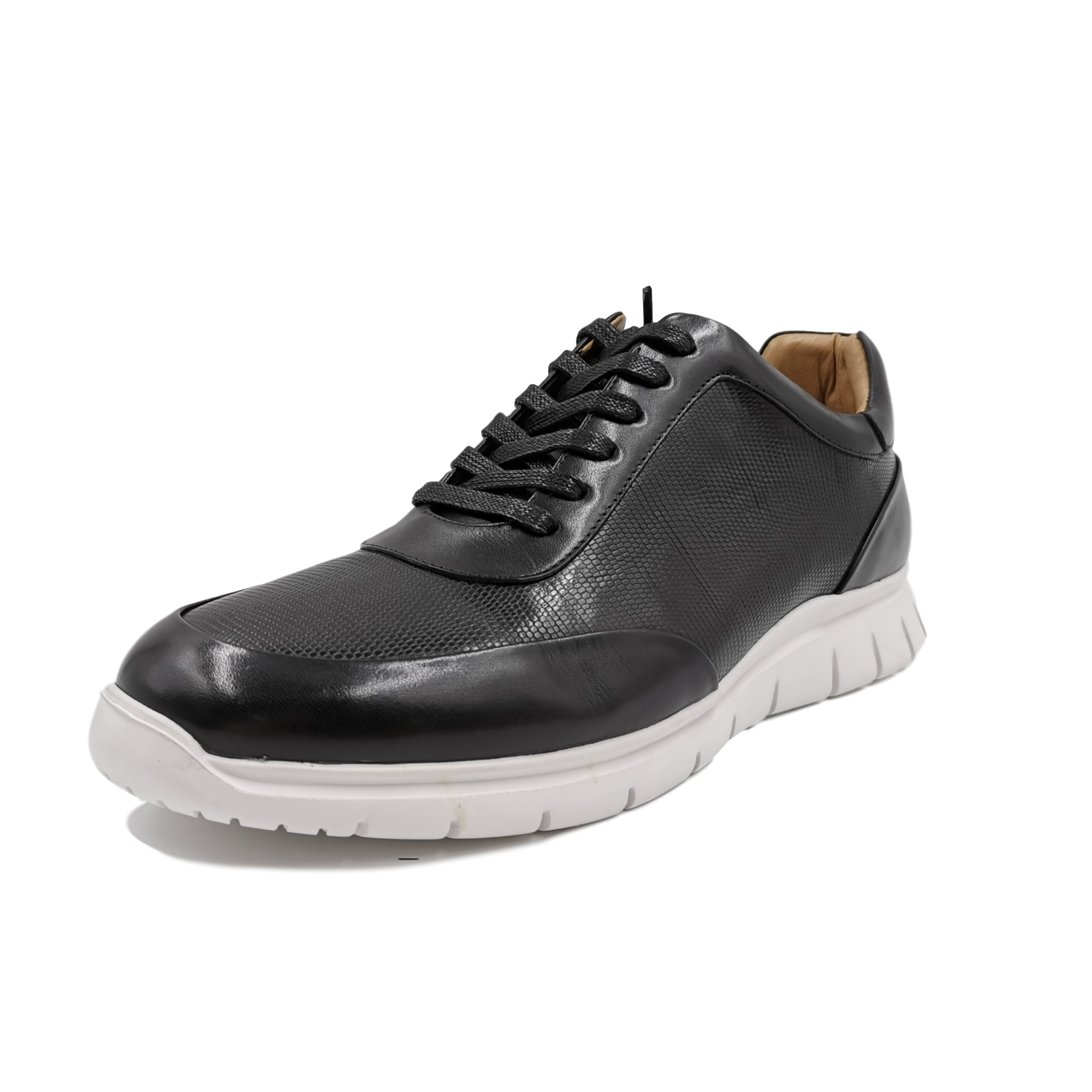 New fashion leather light casual men sneaker