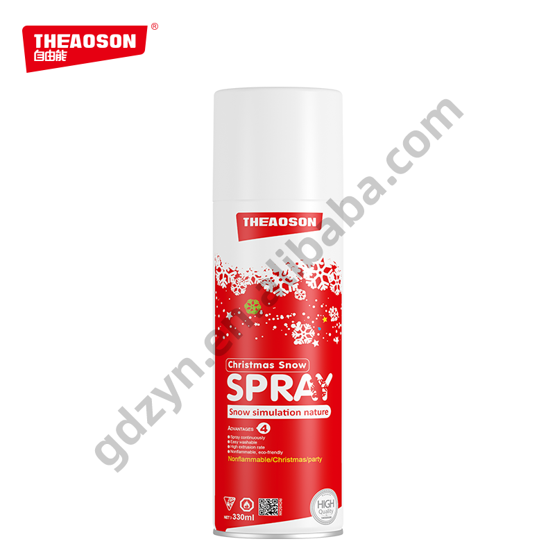 Christmas snow spray