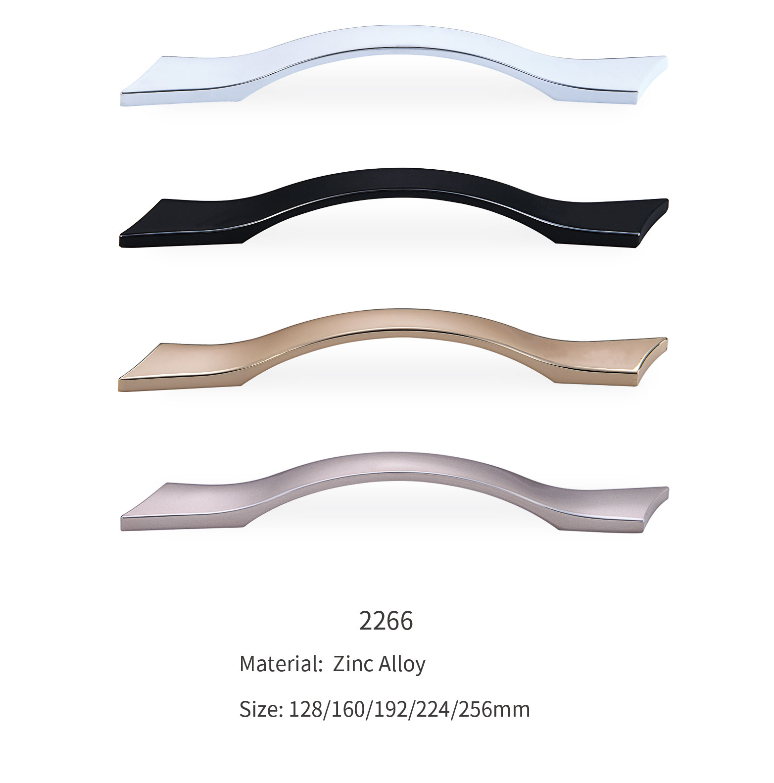 Zinc alloy handle