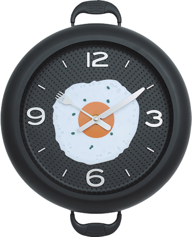 wall clock; quartz clock; best sale; Kitchen clock; pot; gift; creative clock; egg; hot stamp; 12inch 30cm