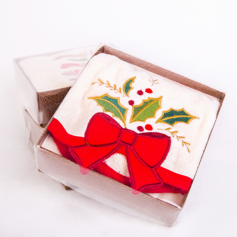 gift BOX TOWEL Christmas designs