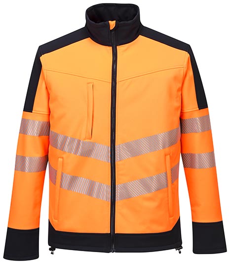 high visiblity softshell jacket