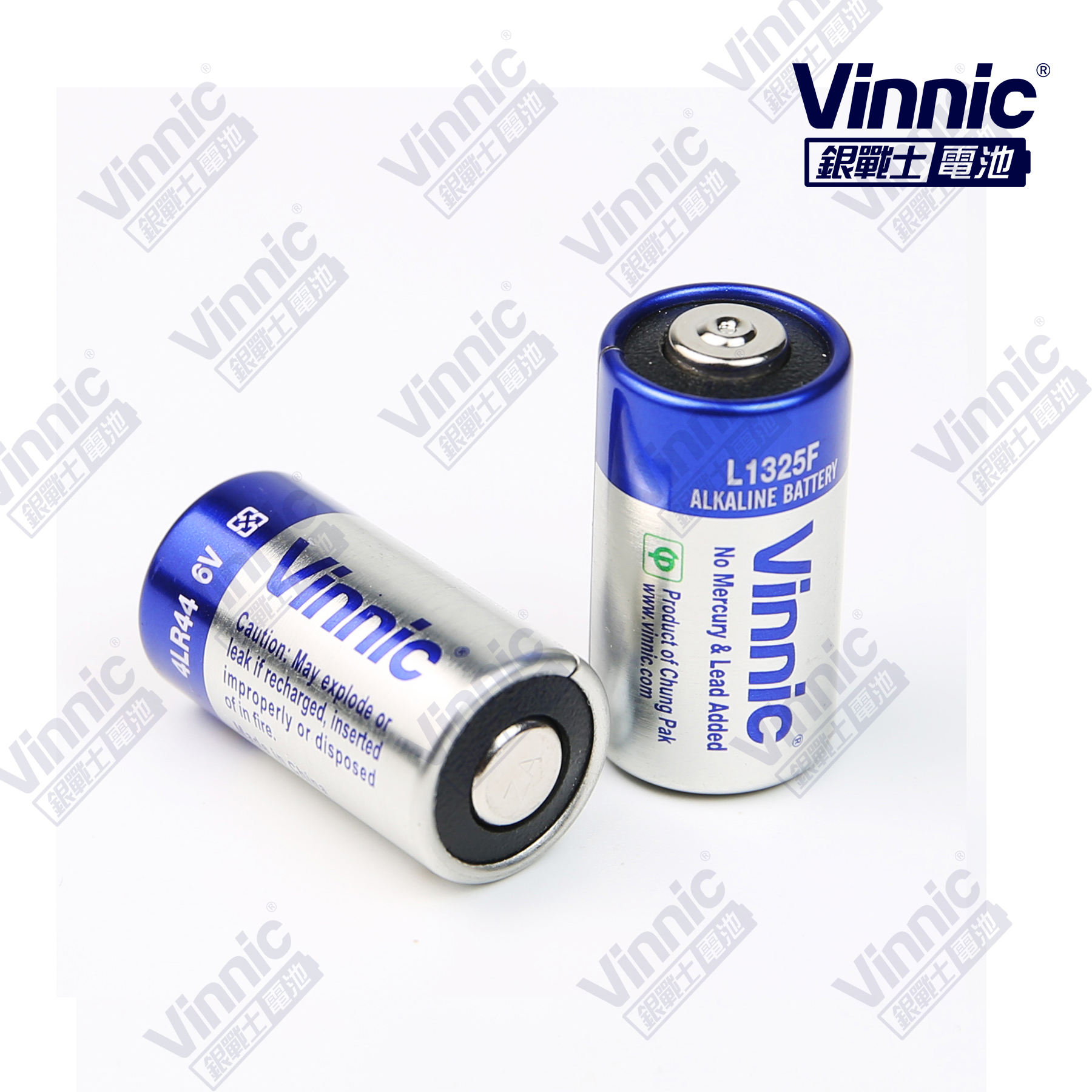 0% Mercury High Voltage Alkaline Cylindrical Button Cell L1325F 4LR44