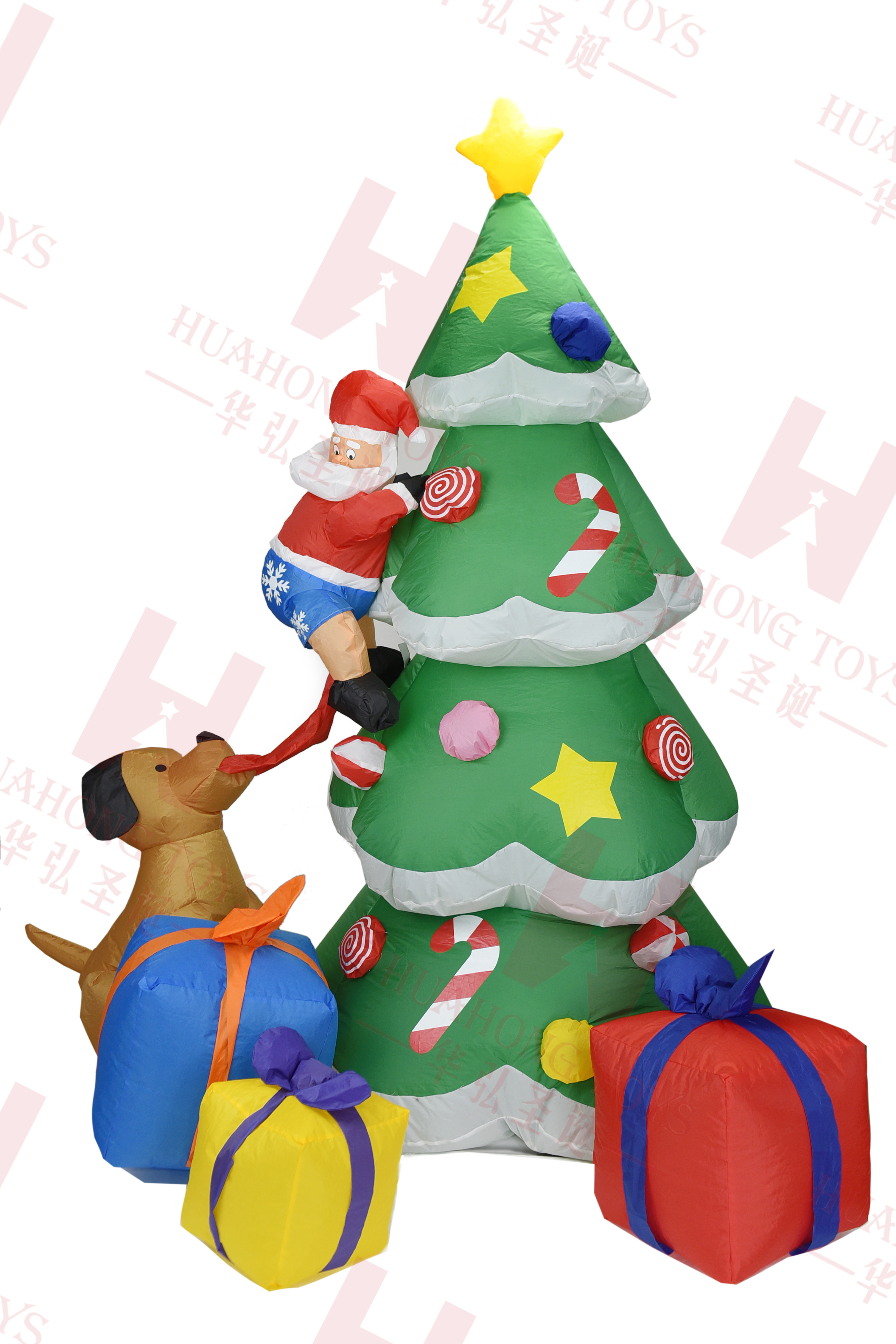 2.1M christmas tree with present