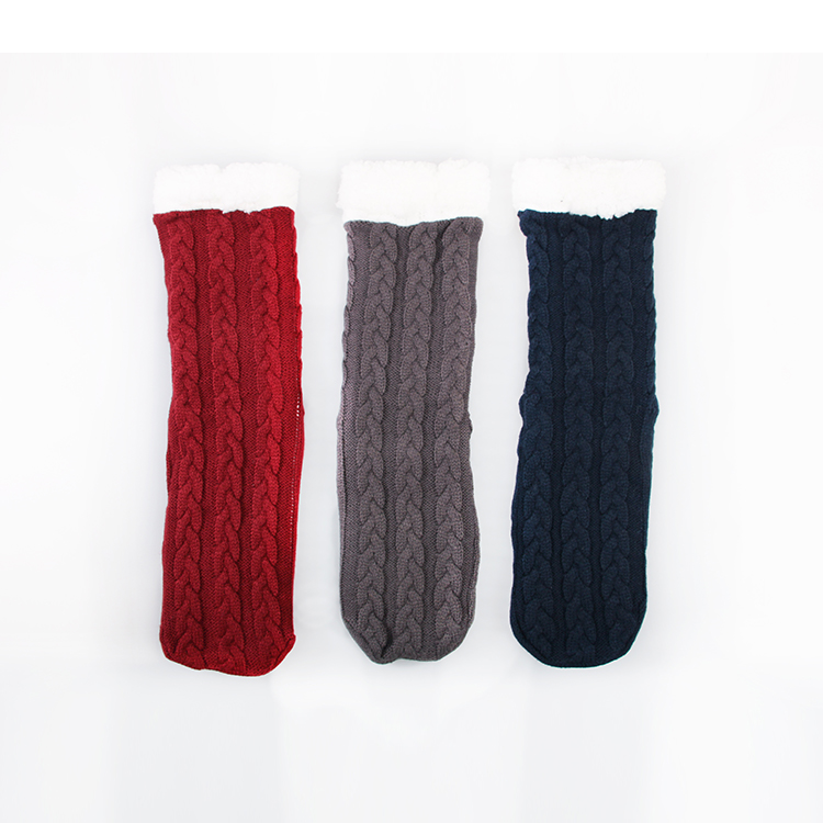 Manufacturer Custom Unisex Indoor Anti-slip Heavy Cotton Socks